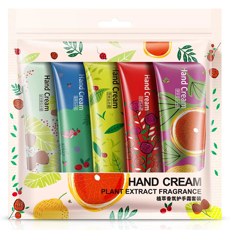 5pcs BIOAQUA Moisturizing Hand Cream